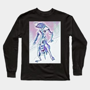 space alien UFO Long Sleeve T-Shirt